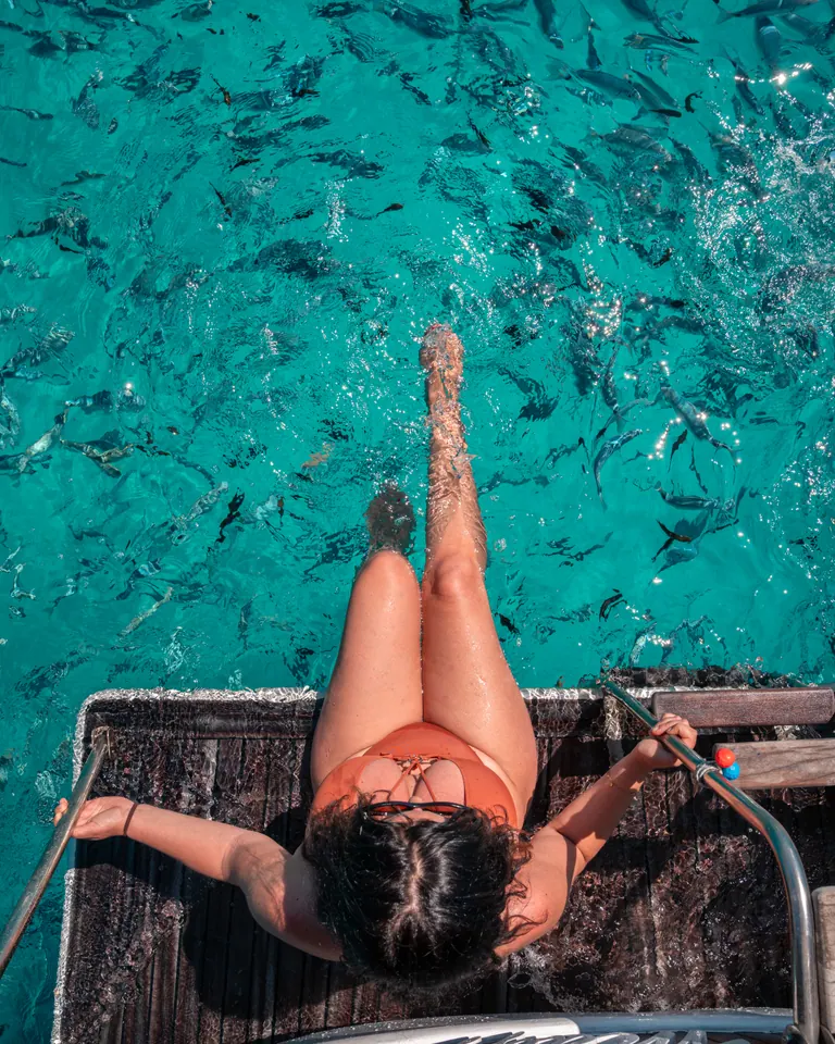 Scatto realizzato da Evomarketing per Pescaturismo Tavolara