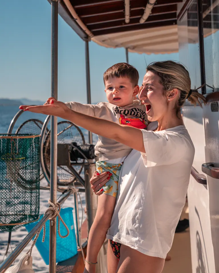 Scatto realizzato da Evomarketing per Pescaturismo Tavolara